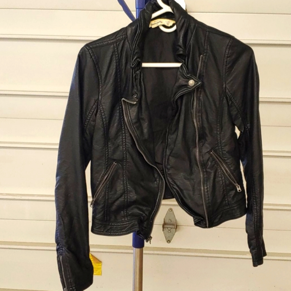 Faux Leather black jacket